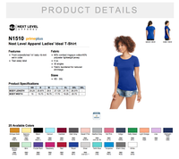 Load image into Gallery viewer, LADIES T-SHIRT + PRINTING SPECIAL
